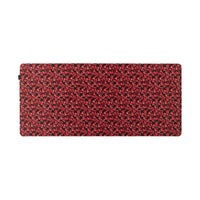 ONEofZERO Large Premium Mouse Pad - Labyrinth Crimson-Tightly Woven Stitched Edges: For enhanced durability and to reduce fraying over time