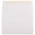 JAM Paper A6 Strathmore Invitation Envelopes - 4.75" x 6.5" - Bright White Laid - 50 Pack-Size: A6 (4.75 x 6.5 inches)