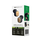 House Of Marley Smile Jamaica In-Ear Sound Isolating True Wireless Earbuds - Black-Long-lasting, 14-hour playtime (with charging case) and 4-hour playtime (per bud)