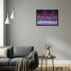 Edmonton Oilers Anthem Line-up - Framed Canvas - 31" x 22"-Ready to hang - arrives fully assembled
