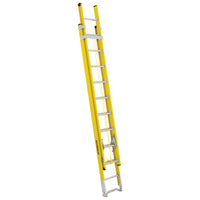 Featherlite 6200 Series 17' Industrial Heavy-Duty Fiberglass Extension Ladder-Max. Open Height: 17'