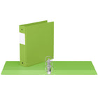 Davis Group Premium Economy Binder - Round Ring - 2" - Lime Green - 6 Pack-2"