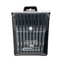 Copic Multiliner Inking Pens - Black B2 - Set of 9-Color Consistency and Quality