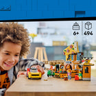 LEGO My City Pizza Delivery Experience with Vehicles-Toy restaurant with prep and dining areas, delivery drone, car and scooter