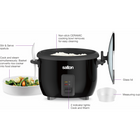 Salton Automatic XL 20 Cup Rice Cooker & Steamer-Automatic - switches from ‘cook’ to ‘warm’ when cooking is complete