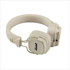 Marshall Major V Wireless On-Ear Headphones - Cream-100+ hours of wireless playtime