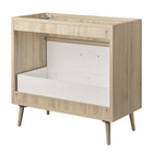 Modway Maverick 36" Bathroom Vanity Cabinet Sink Basin Not Included - Oak/White-Melamine and Particleboard Construction
