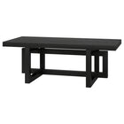 Hudson&Canal Breslow 47"W Rectangular Coffee Table - Black Grain-Tabletop features a weight capacity of 60 lbs