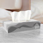 Pacific Blue Basic 2-Ply Facial Tissue Flat Box - 30 Pack-Contains at least 15 percent Post-Consumer Recycled Fiber.