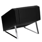 Flash Furniture HERCULES Smart Series Leather Lounge Chair - Black-Flared Arms
