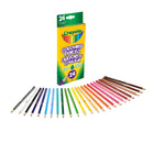 Crayola Coloured Pencils, 24 Count-Crayola is a must-have on any back to school list. Our colourful supplies are ideal for group projects, crafts and homework time