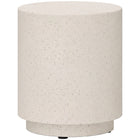 HOMCOM Concrete Finish Side Table - Cream White-Our product boasts an imitation concrete effect for a sleek and organic aesthetic