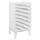 Modway Render 18" Bathroom Vanity Cabinet - White-Assembly Required