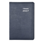 Blueline 2027 Net Zero Carbon Weekly Planner with Twin-Wire Binding - 8" x 5" - Assorted Colours - Bilingual-Twin wire binding with soft cover