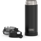 Thermos FUNtainer Bottle - 470ml - Black-Durable snap-on lid cover