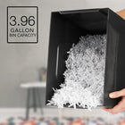 GBC ShredMaster PX06-04 Micro-Cut Paper Shredder-3.96 gallon bin provides plenty of shredding space. 3 minute run time