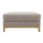 Modway Roscoe Fabric Ottoman - Pewter-7