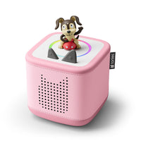 tonies Playtime Puppy Toniebox 2 Starter Set - Cloud Pink - Bilingual-Meet Toniebox 2 - the audio player designed for their hands, powered by their choices, and built to help them grow. The next generation audio player is screen-free for kids ages 1-9+, designed to promote independent, imaginative play.