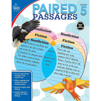 eBook: Carson Dellosa 104890-EB Paired Passages - Grade 5-You will receive two emails: one confirming your entire order, and one with a "Download Software" buttonYou can download immediately or return to your email to download later