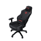 Anda Seat Phantom 4 Premium Gaming Chair - Black/Red-Wheel With PU Rubber: Silence movements and kind to floor surfaces, nylon base.