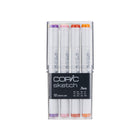 Copic Sketch Dual Tipped Ink Markers - Basic Colours - Set of 12-Replaceable Nibs