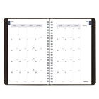 Blueline 13 Months Weekly/Monthly Academic Planner - July to July - 8" H x 5" W - Black - English-Monthly planner before each month