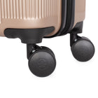 Air Canada Laurentian 24" Hardside Checked Luggage - 360-Degree Spinner - Champagne-Fully lined interior includes a zippered divider, compression straps, a zippered mesh pocket and 2 shoe pockets