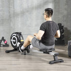 Soozier Magnetic Rowing Machine-Seat distance is adjustable back and forth 