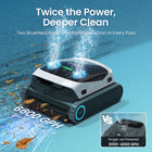 Aiper Scuba N1 Max Cordless Robotic Pool Cleaner with Smart Navigation, Horizontal Waterline Cleaning-Multi-layer MicroMesh  ultra-fine filter captures particles as small as 3μm for crystal-clear water