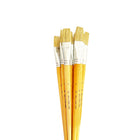 DBLG Imports Eterna 579 Long Handle Flat Poster Brush - Size 12 - 12 Pack-Long varnished wooden handle