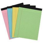 Merangue Coloured Letter Writing Pad - 4 Pack-4 different coloured notepads. Notepad colours include: Green, Yellow, Blue, and Pink
