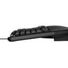 Incase By Microsoft Ergonomic Keyboard - Black-Hassel-free USB wired connectivity with ample cable length at 5 ½ ft 