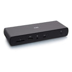 C2G Thunderbolt 4 & USB-C 10-in-1 Dual Display Docking Station - Black-Hard wired Ethernet port for when security requires it or when WiFi is not available