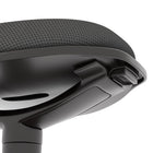 HOMCOM Standing Ergonomic Wobble Chair - Adjustable Leaning Stool with Rocking Motion - Black-Anti-slip base with stable gas lift ensures safety while sitting