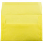 JAM Paper A10 Translucent Vellum Invitation Envelopes - 6" x 9.5" - Primary Yellow - 25 Pack (PACV856)-Quantity: 25 envelopes per pack