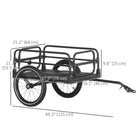Aosom Bike Trailer-Large capacity for plentiful storage space

