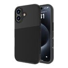 AXS PROTech Plus Dual-Layered Anti-Shock Sleek Case for Apple iPhone 16 - Black-Drop resistant up to 10 feet