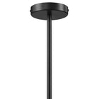 Modway Wave Squiggle 4-Arm Pendant Light - Black-8