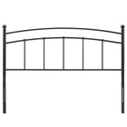Modway Abigail Metal Queen Headboard - Black-Height Adjustable