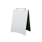 Futech Aluminum A-Board - 18" x 24" - White-Lightweight aluminum construction designed for easy placement and daily sidewalk use.