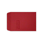 LUX 9 x 12 Open End Window Envelopes, Ruby Red, 50 Pack (LUX-1590-18-50)-9 x 12 open end window envelopes are perfect for sending documents/catalogs/direct mail/promotional material/brochures