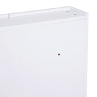 HOMCOM Wall Mount Bathroom Medicine Cabinet with Mirror and Storage - Light Lilac-Material: MDF frame, Glass mirror  