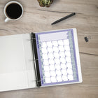 Blueline 13 Months Monthly Academic Desk Pad - July to July - 11" L x 8 1/2" W - Bilingual-Reinforced chipboard backer