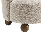 Modway Monroe Boucle Fabric Accent Chair - Coral Walnut-8