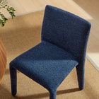 Modway Rhodes Fabric Upholstered Dining Chair - Navy-Fully Assembled