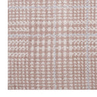 Modway Kaja Abstract Plaid Area Rug - 5 ft W x 8 ft L - Ivory Cameo Rose/Light Blue-100% Polyester Microfiber
