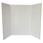 Royal Brites Tri-Fold Display Board - 2 Ply - 36" H x 48" W - White-Sturdy and easy to handle