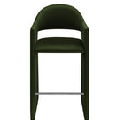 Modway Talia 41" Performance Velvet Bar Stool - Moss Green-Arrives Fully Assembled