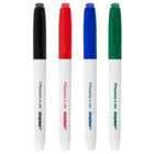 Staples Fine Tip Dry-Erase Markers - Assorted Colours - 4 Pack-Fine tip easily creates precise lines
