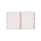The Happy Planner 2026–2027 Classic Disc Bound Dated Planner - 9-3/4" x 5-5/16" - Dreamy Palms Ivory-Features beautiful covers and tabbed monthly dividers with a calming seaside palm theme artwork